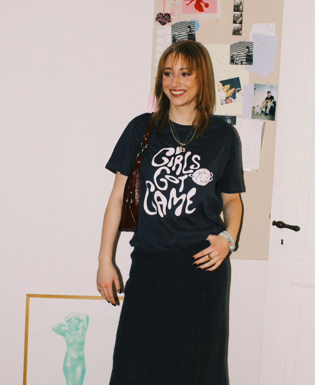 Doodle Game Dark Grey Tee