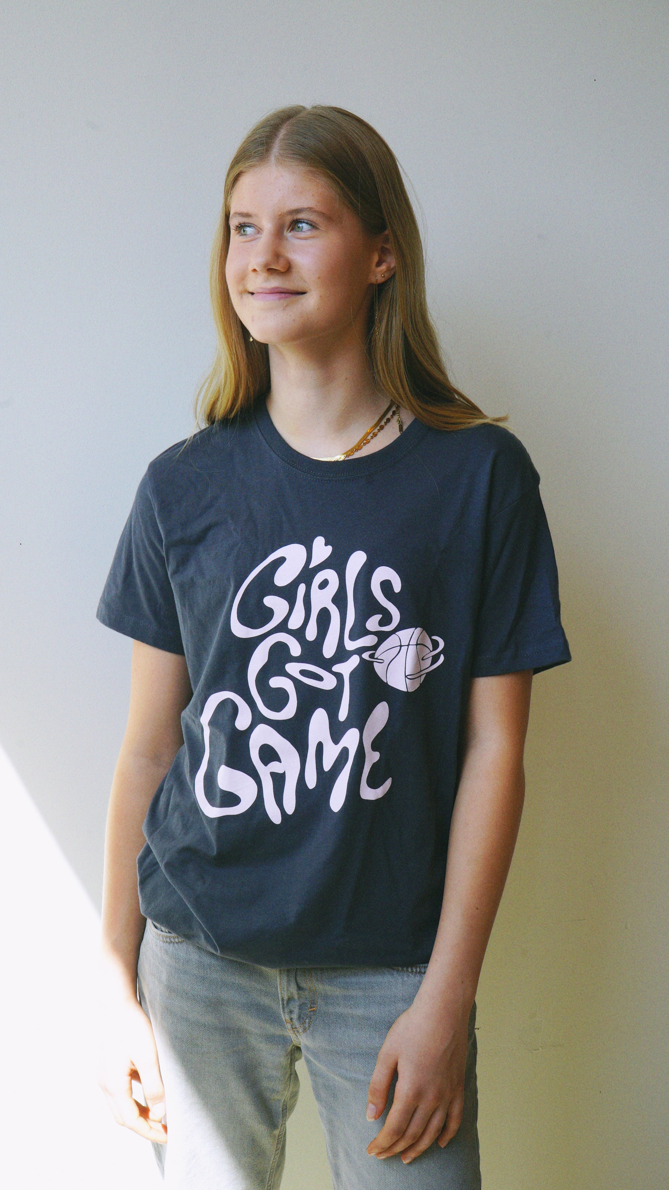 Doodle Game Dark Grey Tee