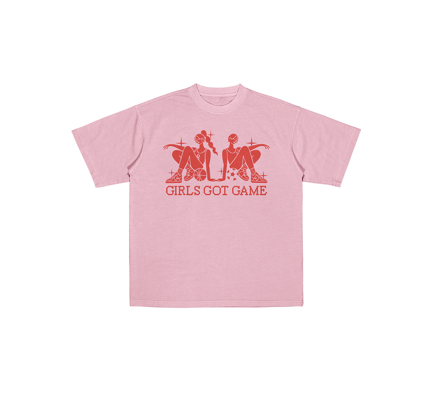 Ballers Tee Pink